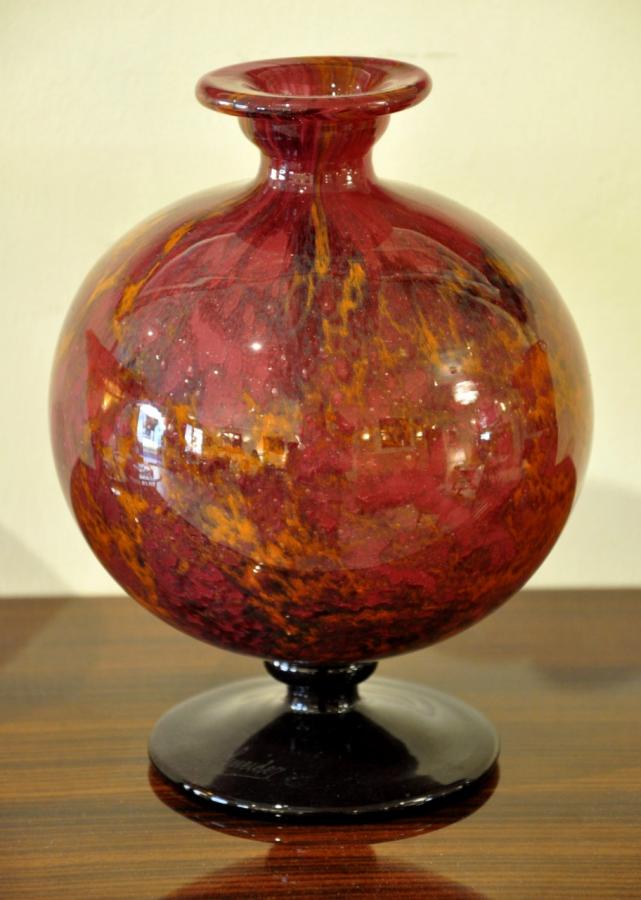Charles Schneider Marbrine Art Deco Baluster Vase 1920-1925, More Informations...