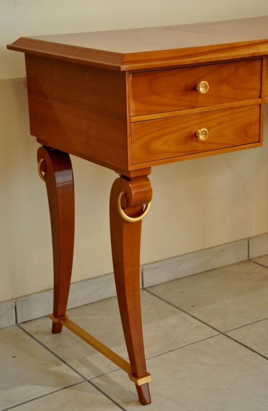 AndrÃ© ARBUS DRESSING TABLE CHERRY SYCAMOR BRONZE 1940, More Informations...