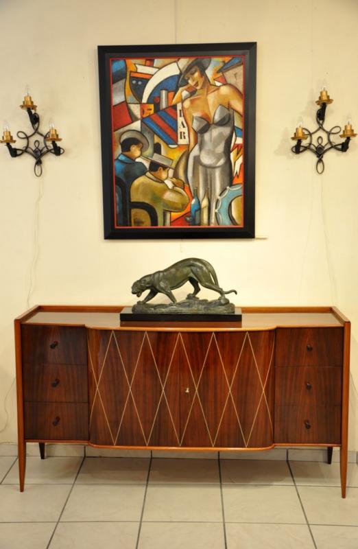 COMMODE CABINET SIDEBOARD ROSEWOOD 1940, More Informations...