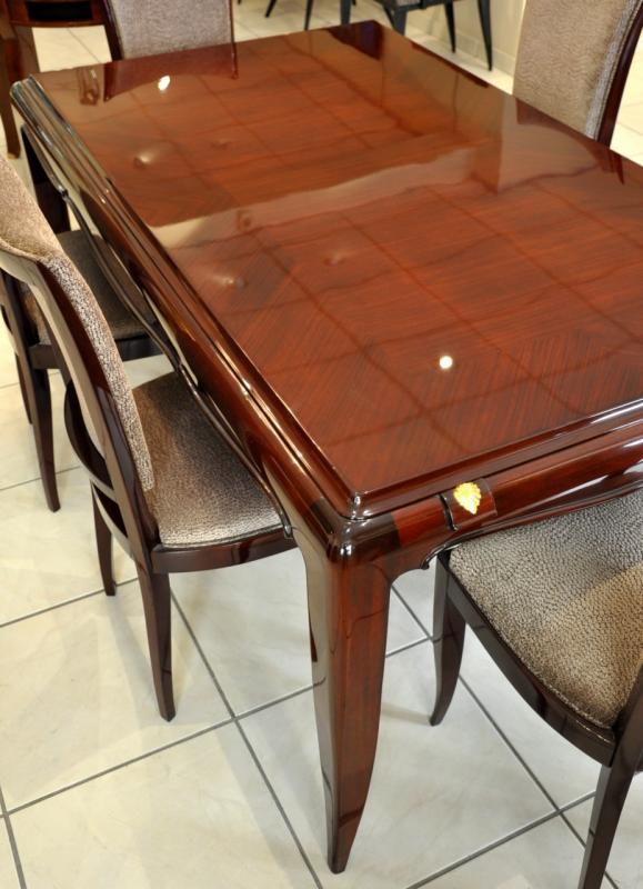 Jean Desnos 1 Dining Table & 6 Chairs Circa 1940 , More Informations...