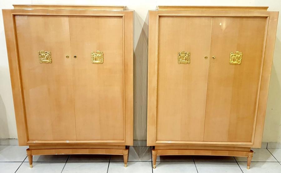 Maurice Jallot & LÃ©on Drivier Pair Of Cabinets 1940-1945 , More Informations...