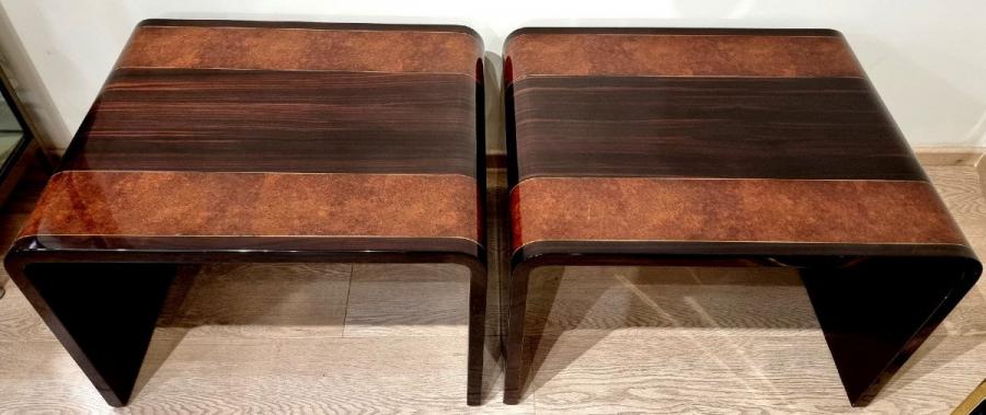 Pair Of Bedside Tables Ends Of Sofa Design 1970 , More Informations...
