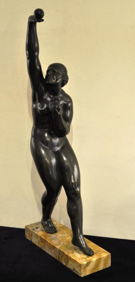 Georges Chauvel Sculpture Bronze Art Deco 1930 , More Informations...