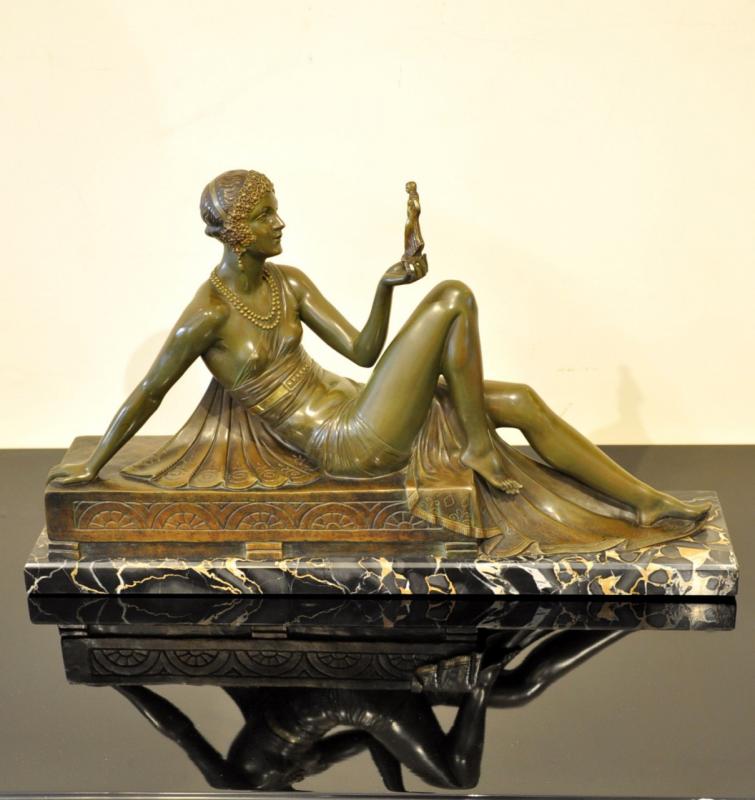 JoÃ© Descomps Comparaison Sculpture Bronze Art DÃ©co 1930 , Plus d'infos...