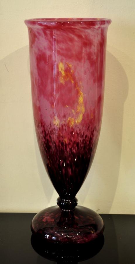 CHARLES SCHNEIDER VASE JADE Art Deco 1920-1925 , More Informations...