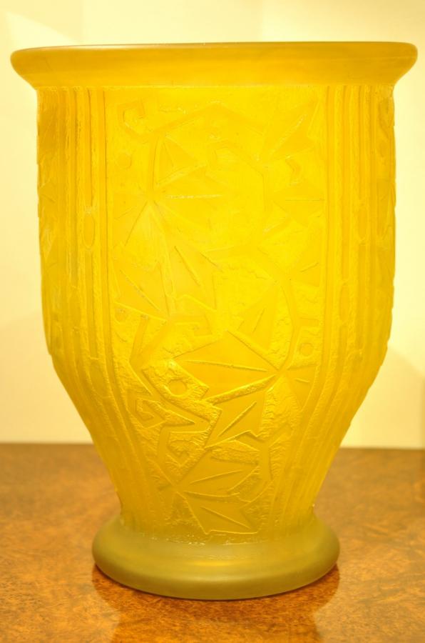 Daum Nancy France Art Deco Vase 1930 , More Informations...