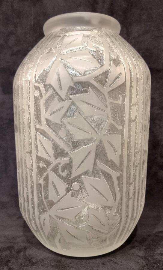 Daum Nancy France Art Deco Vase 1930 Large Model , More Informations...