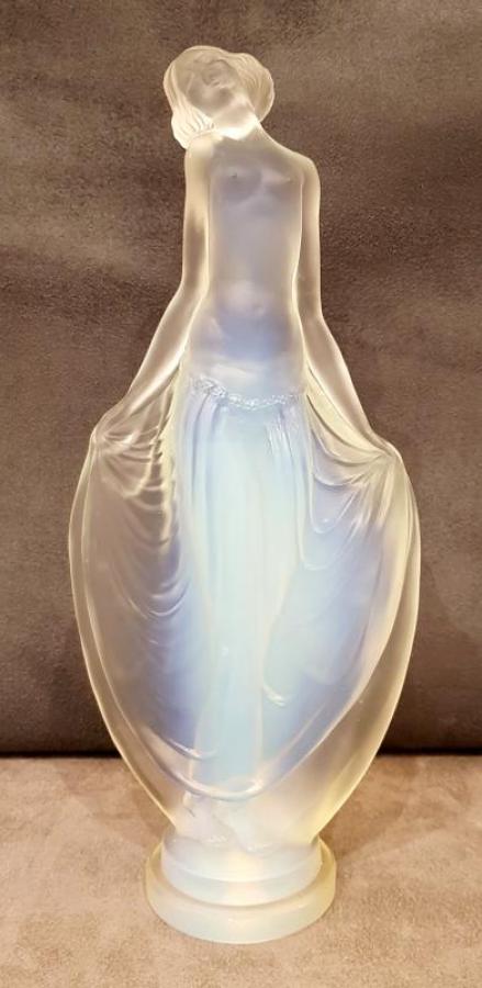 Edmond Etling Statuette Woman Draped Art Deco 1930 , More Informations...