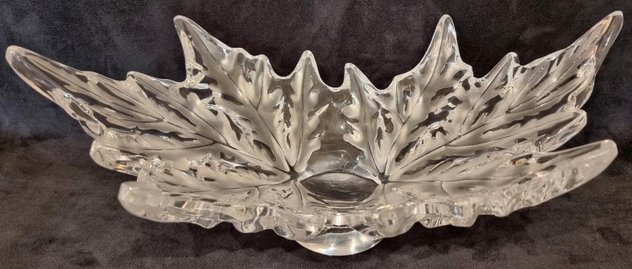 Lalique France Champs Elysees Crystal Bowl Circa 1970 , More Informations...