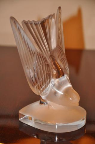 LALIQUE FRANCE HIRONDELLE PAIR  BOOKENDS , More Informations...