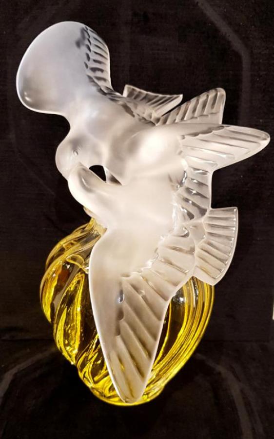 Marc Lalique Nina Ricci Giant Crystal Air Du Temps Bottle 1960 , More Informations...