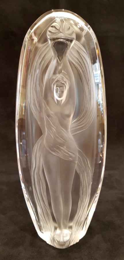 Marie-claude Lalique Vase EroÃ¯ca Crystal 1989, More Informations...