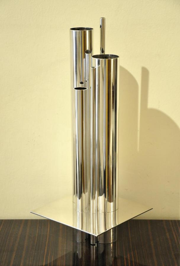 Gio PONTI CHRISTOFLE GALLIA VASE ORGUE CIRCA 1950, More Informations...