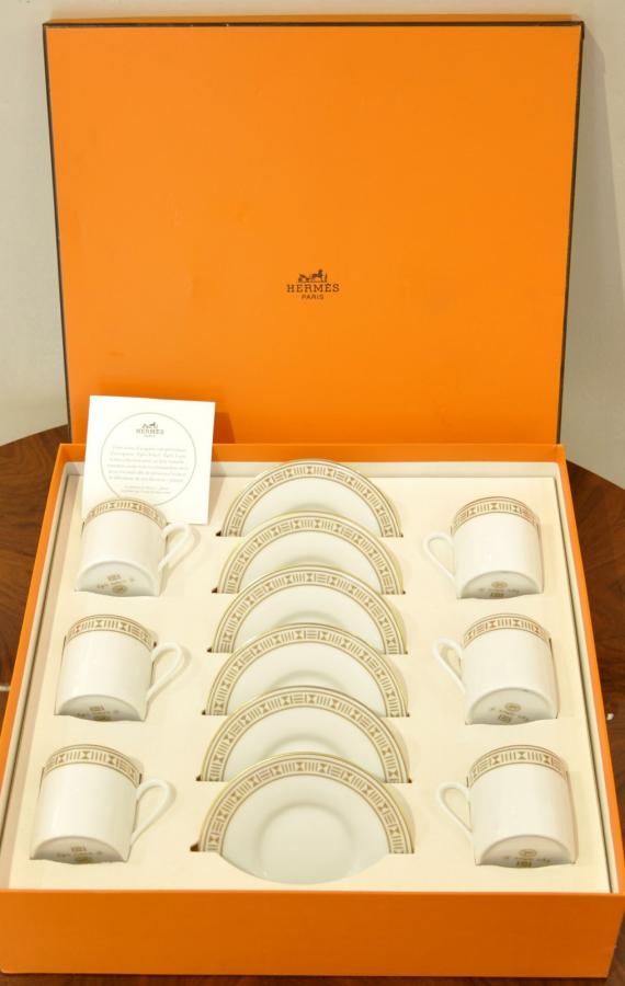 HermÃ¨s Paris Porcelain Set With Box , More Informations...