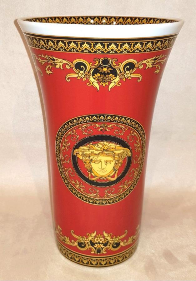 Rosenthal Porcelain House Versace Vase Medusa Model , More Informations...