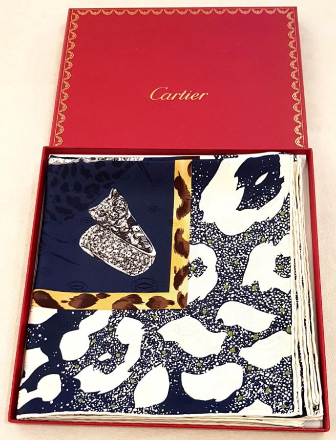 CARTIER CarrÃ© en soie PanthÃ¨re BIJOUX, Plus d'infos...