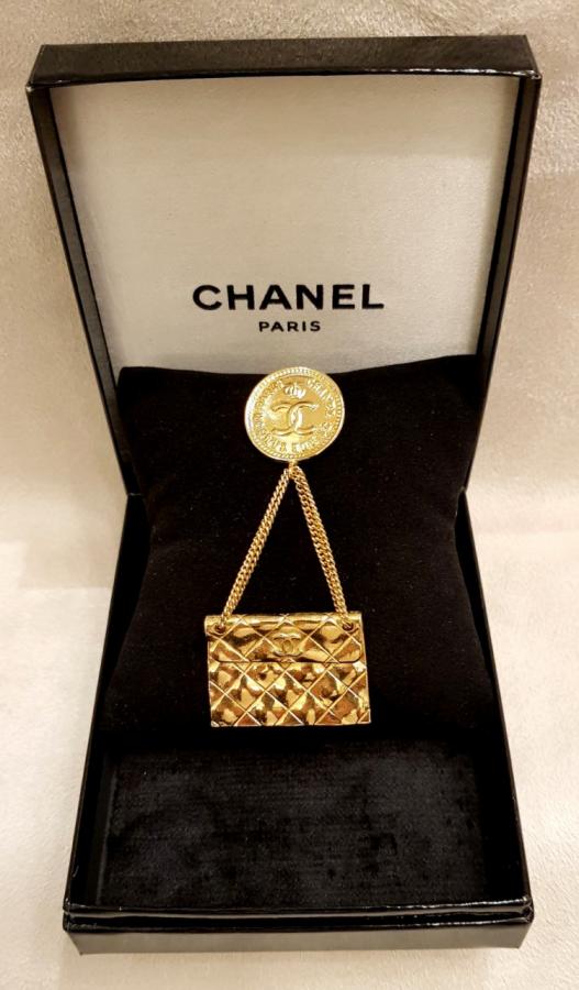 CHANEL PARIS BROCHE SAC MatelassÃ©  , Plus d'infos...