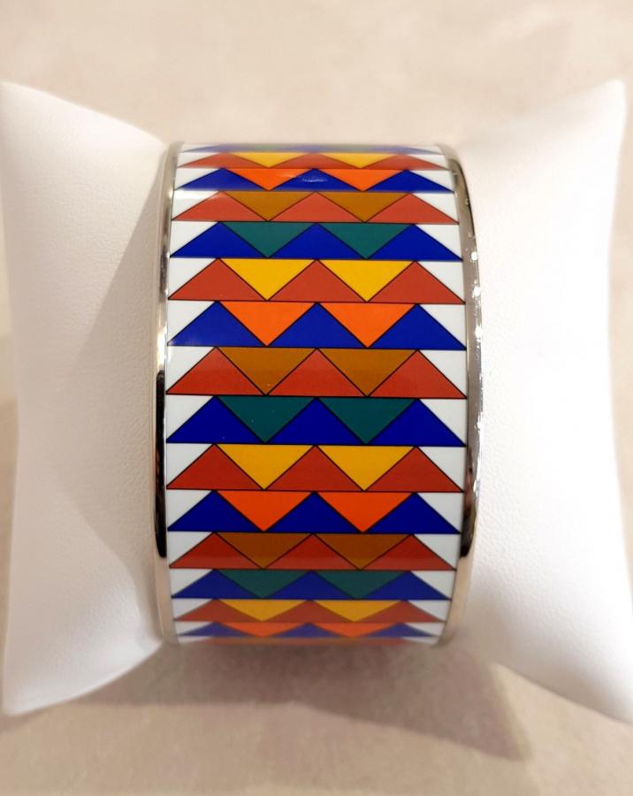 HermÃ¨s BRACELET  MANCHETTE EmaillÃ© , Plus d'infos...