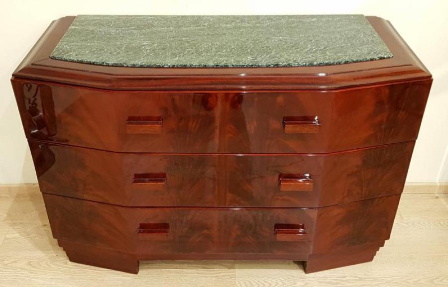 Art Deco Mahogany Commode 1930, More Informations...