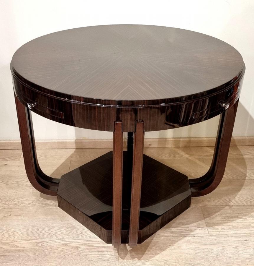 Art Deco Pedestal Table 1930 , More Informations...