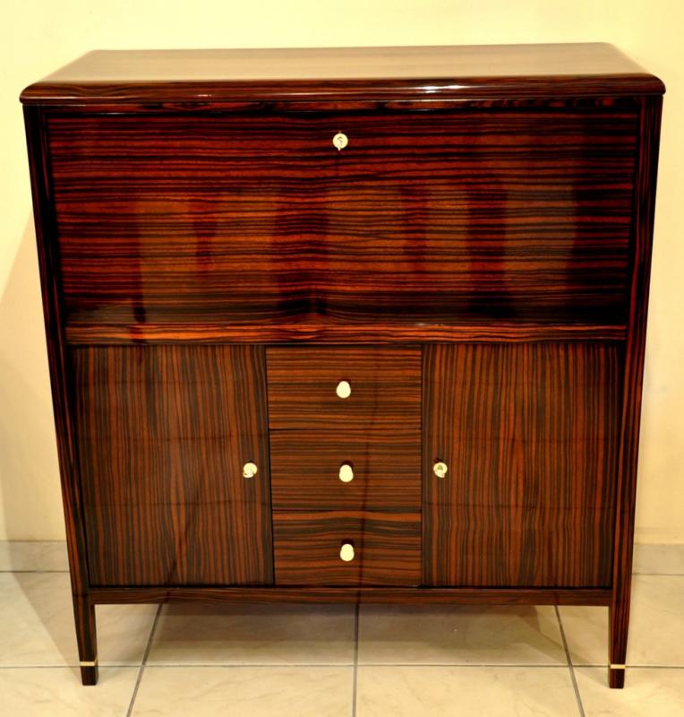 FRANCIS JOURDAIN SECRETAIRE MACASSAR  ART DECO 1930, More Informations...