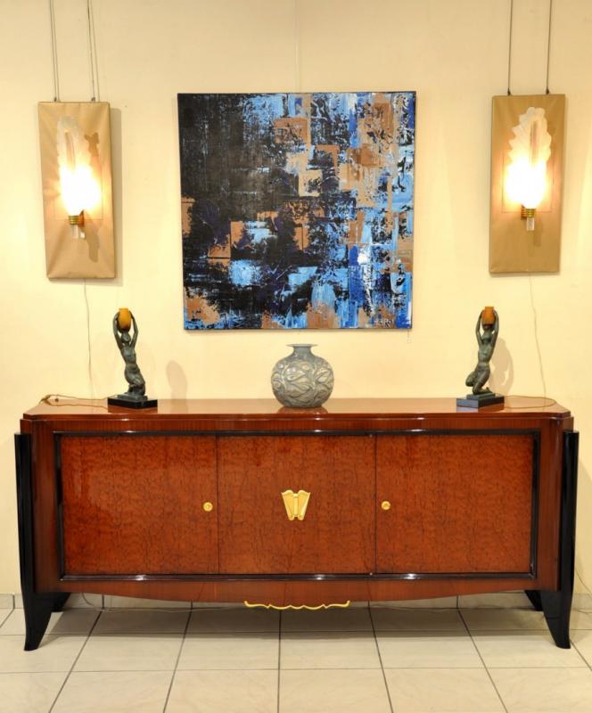 MAURICE JALLOT & GILBERT POILLERAT CABINET SIDEBOARD 1940, More Informations...