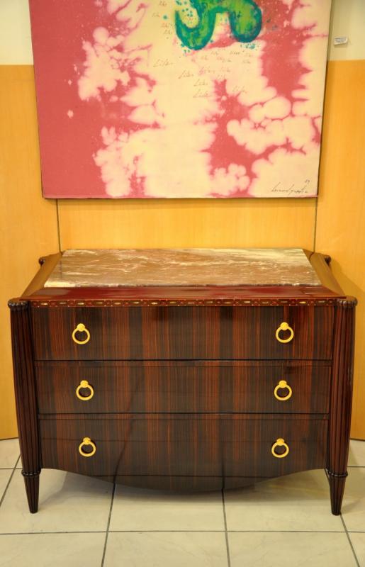 PAUL FOLLOT COMMODE MACASSAR AMARANTH ART DECO 1920-1925, More Informations...