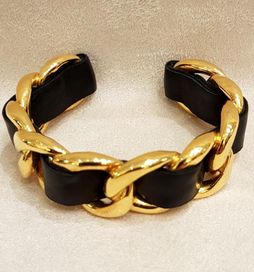 CHANEL PARIS  Open Bangle Bracelet, More Informations...