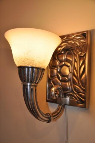 DAUM NANCY FRANCE PAIR OF SCONCES ART DECO, More Informations...