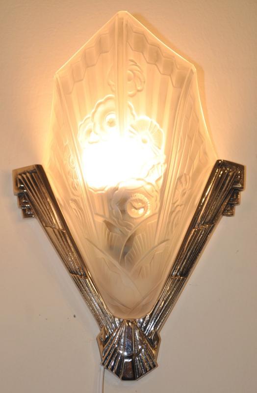 J. Robert Pair of sconces Art DÃ©co 1930, More Informations...