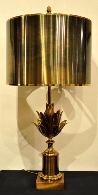 Maison Charles Lamp BRONZE MODEL LOTUS CIRCA 1960 , More Informations...