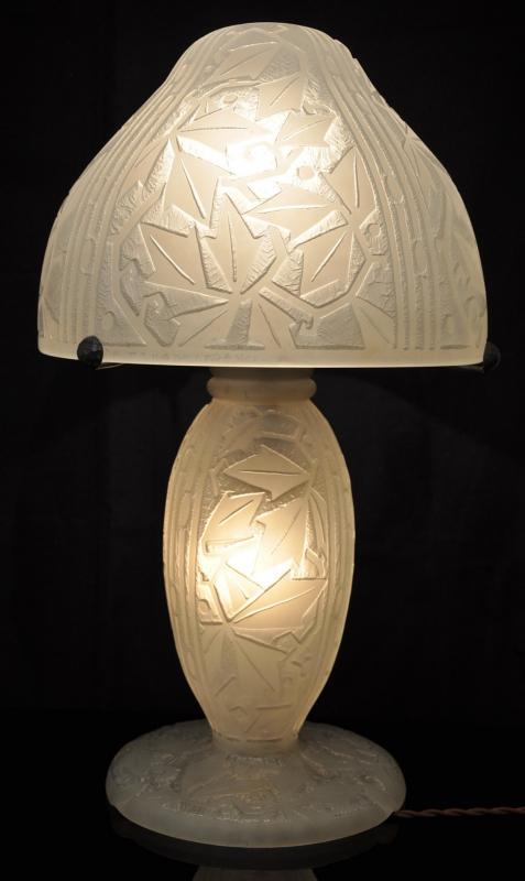 Daum Nancy France Exceptionnelle Lampe Art DÃ©co 1925-1930 , Plus d'infos...