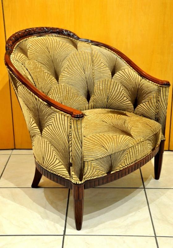 AndrÃ© GROULT PAIRE de FAUTEUILS ACAJOU ART DECO 1920-1925, Plus d'infos...