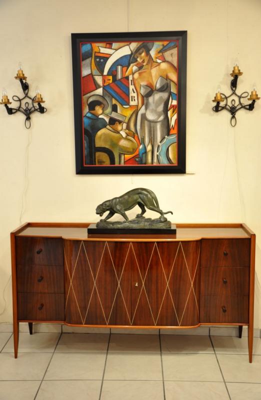 COMMODE CABINET BUFFET PALISSANDRE  1940, Plus d'infos...