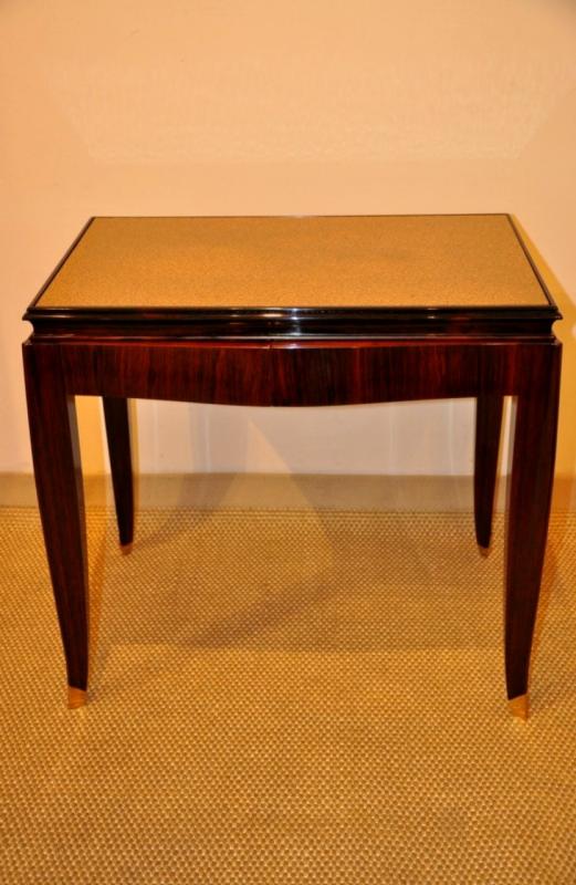 DOMINIQUE TABLE BASSE  PALISSANDRE ART DECO 1930, Plus d'infos...