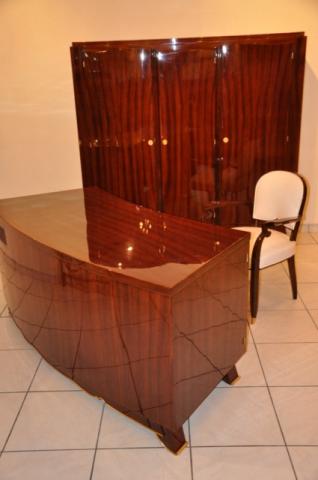 JULES LELEU  ART DECO CABINET DE TRAVAIL, Plus d'infos...