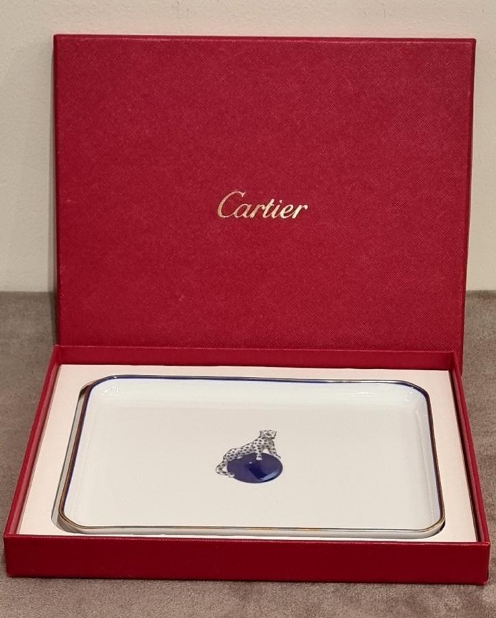 Cartier PanthÃ¨re Vide Poches Baguier Porcelaine , Plus d'infos...