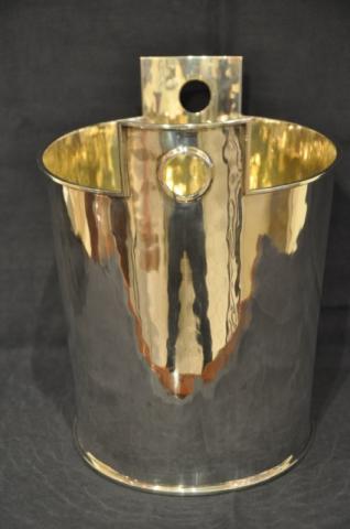 SEAU A CHAMPAGNE EN ARGENT ART DECO 1930, Plus d'infos...