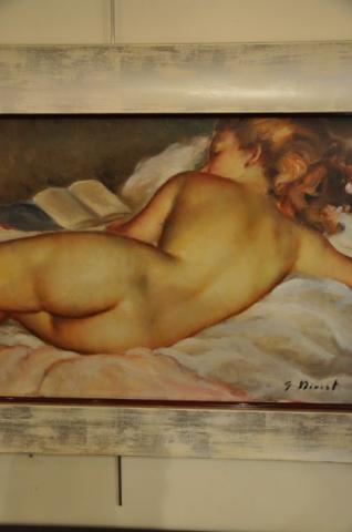 NIVERT GEORGETTE NUDE OIL ON CANVAS 1940, More Informations...