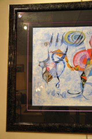 PIERRE  DE BERROETA  ABSTRACT ART GOUACHE, More Informations...