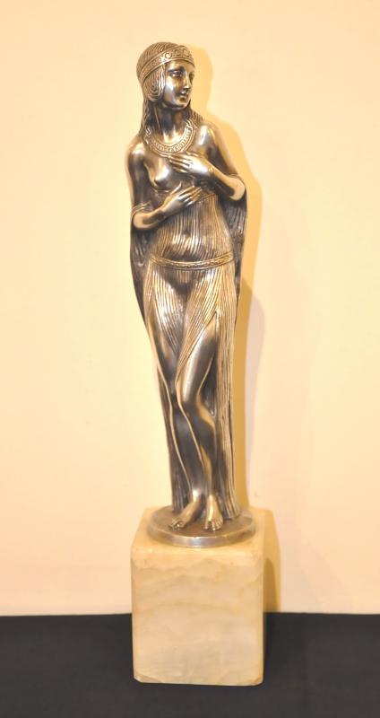  JoÃ© DESCOMPS ENCHANTED SCULPTURE ORIENTALISTE BRONZE ART DECO 1920-1925, Plus d'infos...