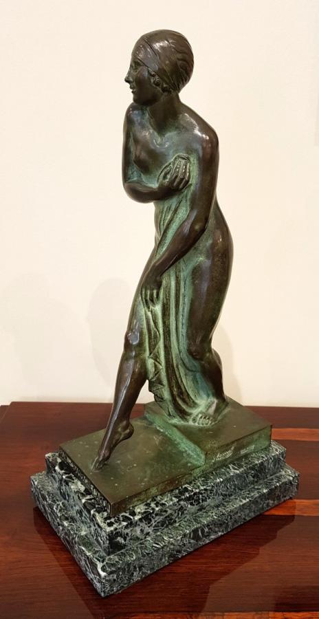 Georges Chauvel Bronze Sculpture For Caron Art Deco 1926, More Informations...