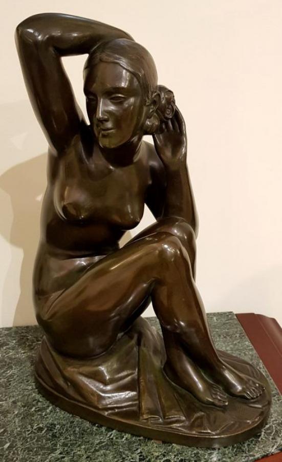 Georges Chauvel Sculpture Bronze Art DÃ©co 1930 , Plus d'infos...