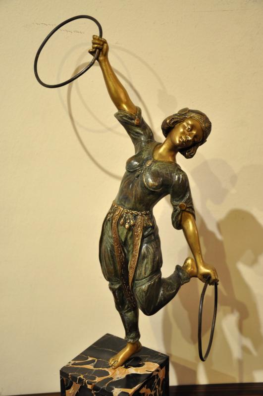 GEORGES FLAMAND ORIENTALIST BRONZE SCULPTURE ART DECO 1920, More Informations...