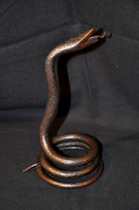 JEAN KEPPEL NANCY SNAKE IN WROUGHT IRON ART DECO , More Informations...