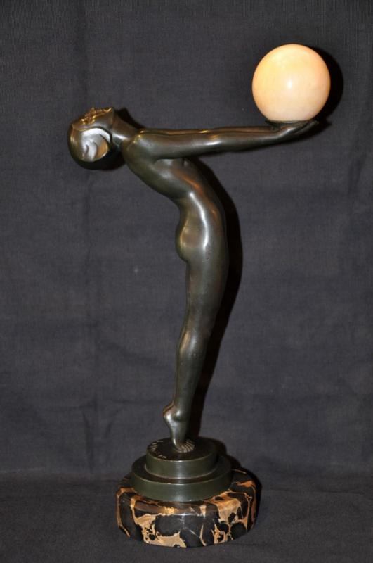 MAX LE VERRIER SCULPTURE LUEUR ART DECO 1930, Plus d'infos...