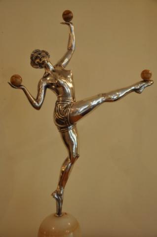 MOLINS SCULPTURE ART DECO BRONZE, Plus d'infos...