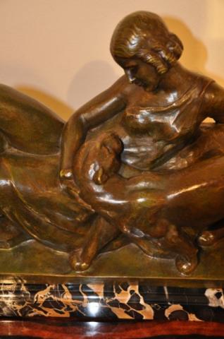 OULINE SCULPTURE BRONZE ART DECO 1930, Plus d'infos...