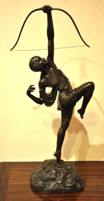 PIERRE LE FAGUAYS DIANE  BRONZE SCULPTURE ART DECO 1930, More Informations...