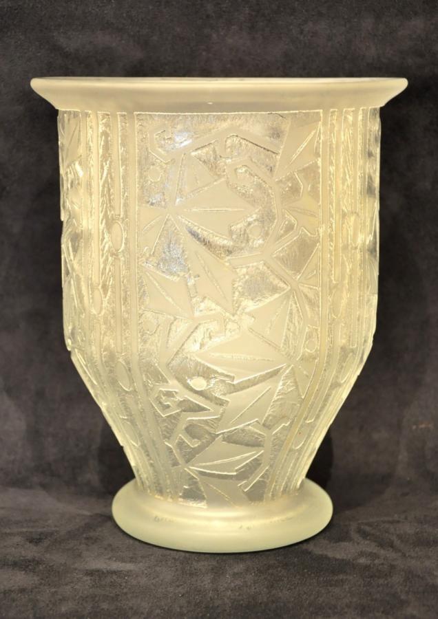 Daum Nancy France Vase Art DÃ©co 1930, Plus d'infos...